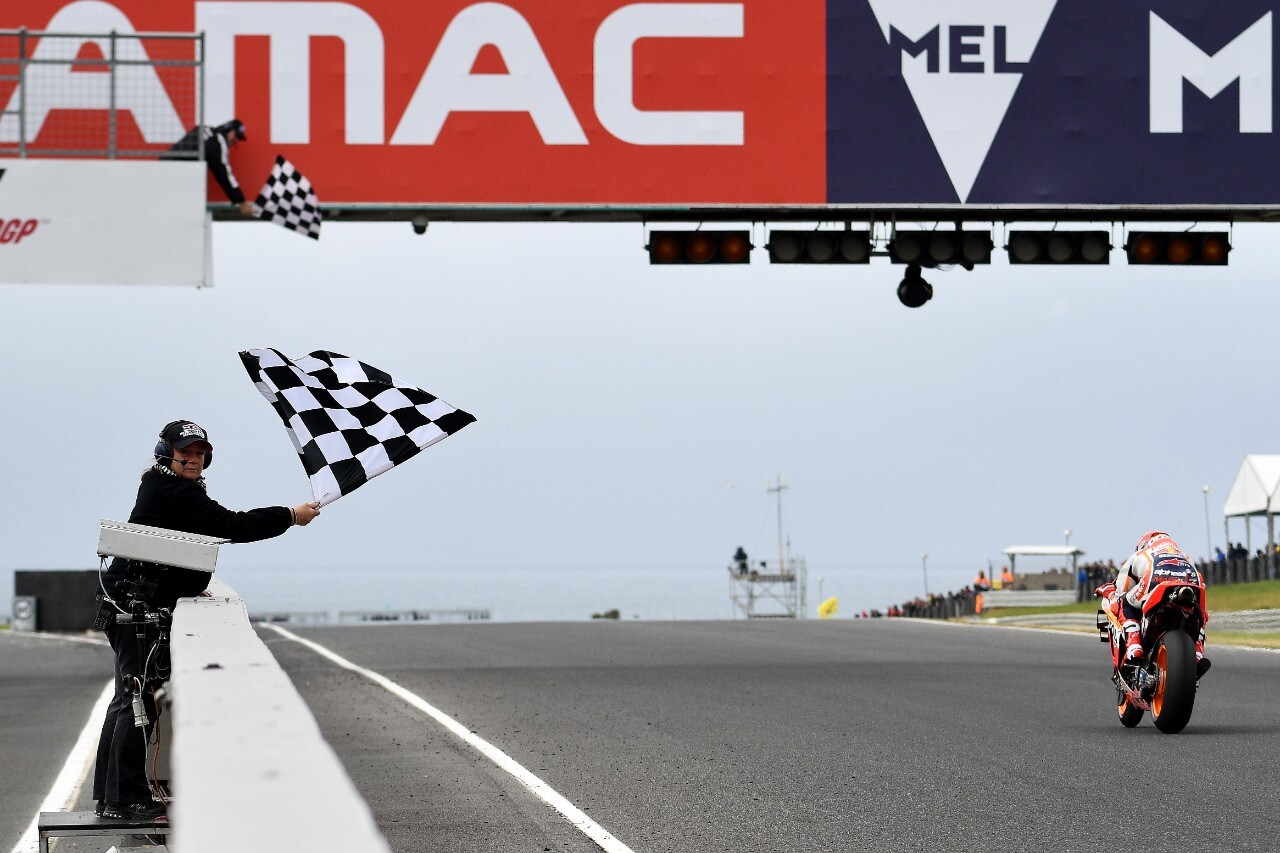 MotoGP Philip Island: Marquez mette la quinta, Dalla Porta è campione Moto3